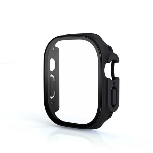 Watch Ultra 49mm Kasa ve Ekran Koruyucu Zore Watch Gard 19 - Siyah