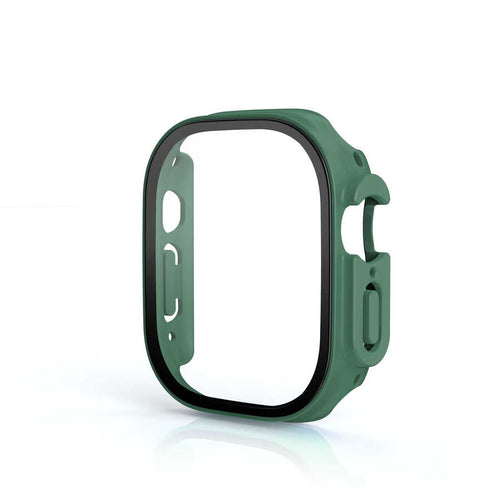 Watch Ultra 49mm Kasa ve Ekran Koruyucu Zore Watch Gard 19 - Yeşil
