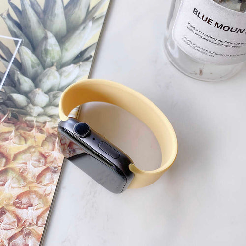 Watch Ultra 49mm Kordon KRD-31 Solo Loop Small Strap Kayış - Sarı