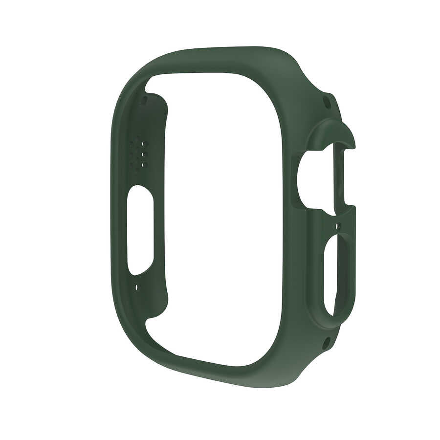 Watch Ultra 49mm Sert PC Kasa Koruyucu Zore Watch Gard 18 - Yeşil