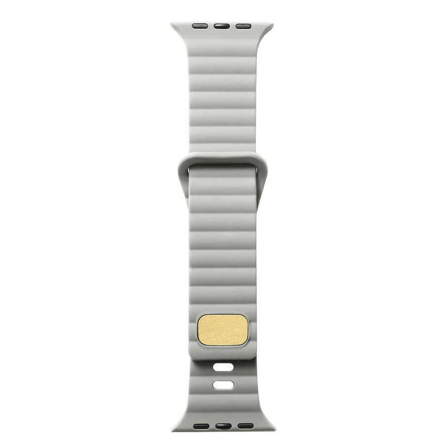 Watch Ultra 49mm Zore KRD-73 Silikon Kordon - Krem