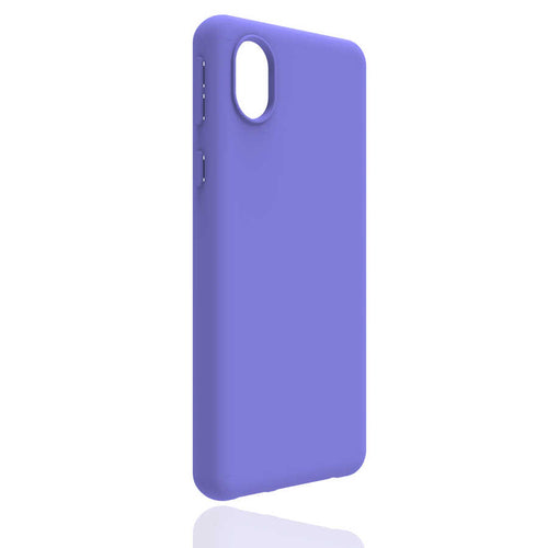 Galaxy A01 Core Kılıf Zore Biye Silikon - Mor