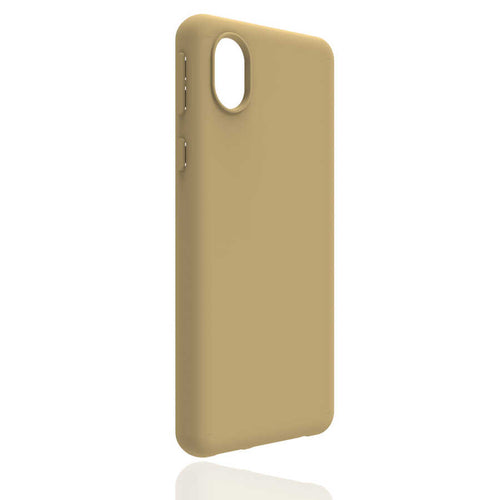 Galaxy A01 Core Kılıf Zore Biye Silikon - Gold
