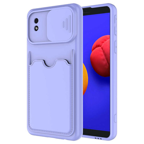 Galaxy A01 Core Kılıf ​Zore Kartix Kılıf - Lila