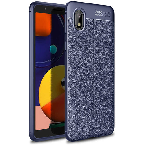 Galaxy A01 Core Kılıf Zore Niss Silikon Kılıf - Lacivert