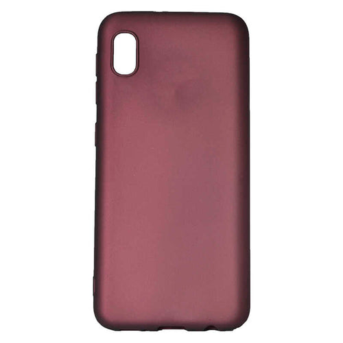 Galaxy A01 Core Kılıf Zore Premier Silikon Kılıf - Mürdüm