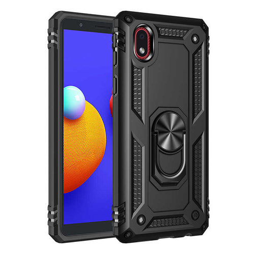 Galaxy A01 Core Kılıf Zore Vega Kılıf - Siyah