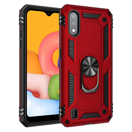 Galaxy A01 Kılıf Zore Vega Kılıf - Kırmızı