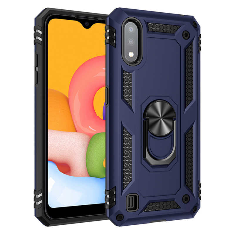 Galaxy A01 Kılıf Zore Vega Kılıf - Mavi