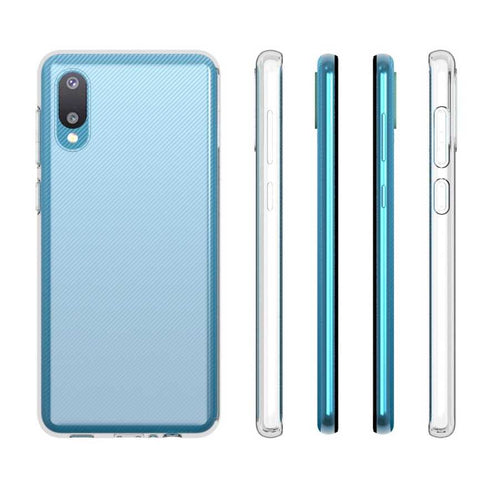 Galaxy A02 Kılıf Zore Süper Silikon Kılıf - Renksiz