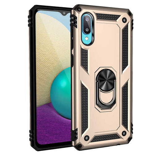 Galaxy A02 Kılıf Zore Vega Kılıf - Gold