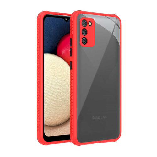 Galaxy A02S Kılıf ​​Zore Kaff Kılıf - Kırmızı