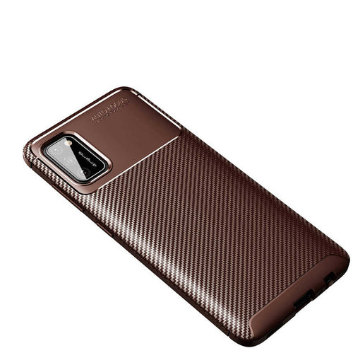 Galaxy A02S Kılıf Zore Negro Silikon Kılıf - Kahverengi