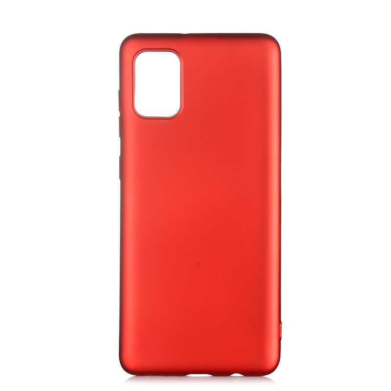 Galaxy A02S Kılıf Zore Premier Silikon Kılıf - Kırmızı
