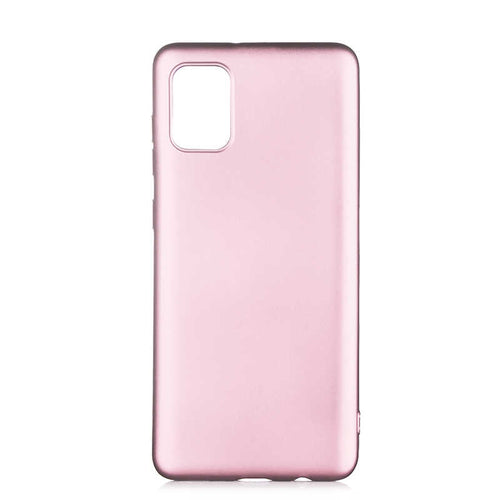 Galaxy A02S Kılıf Zore Premier Silikon Kılıf - Rose Gold