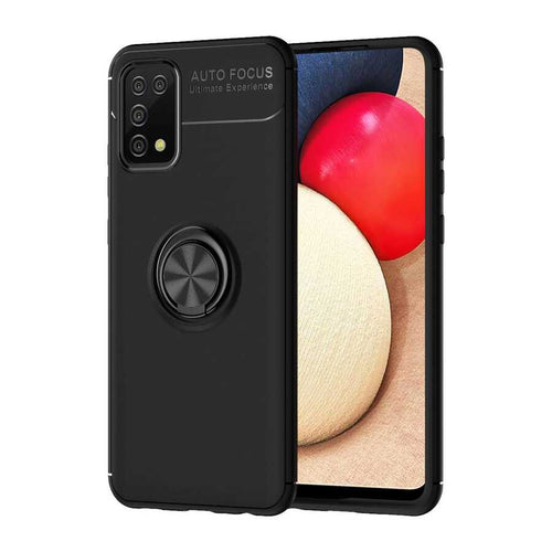 Galaxy A02S Kılıf Zore Ravel Silikon Kılıf - Siyah