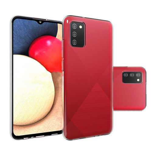 Galaxy A02S Kılıf Zore Süper Silikon Kılıf - Renksiz