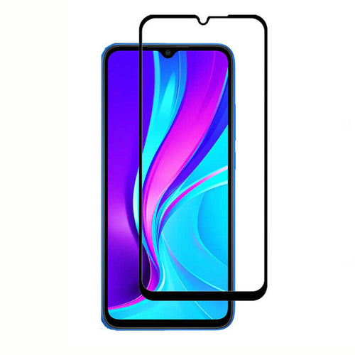 Galaxy A02S Zore Kenarları Kırılmaya Dayanıklı Cam Ekran Koruyucu - Siyah