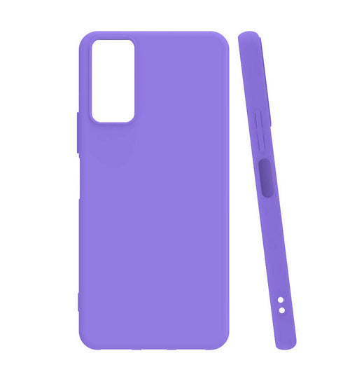 Galaxy A03S Kılıf Zore Biye Silikon - Lila