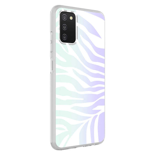 Galaxy A03S Kılıf Zore M-Blue Desenli Kılıf - Zebra No1
