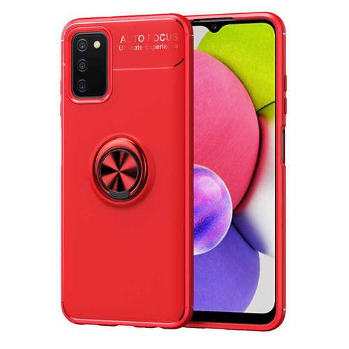 Galaxy A03s Kılıf Zore Ravel Silikon Kılıf - Kırmızı