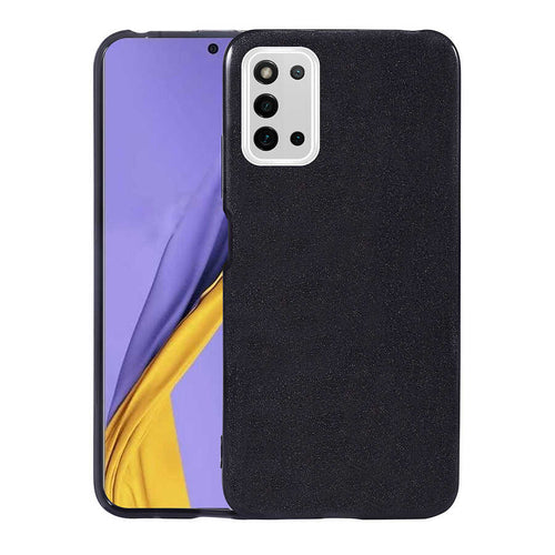 Galaxy A03S Kılıf Zore Shining Silikon - Siyah