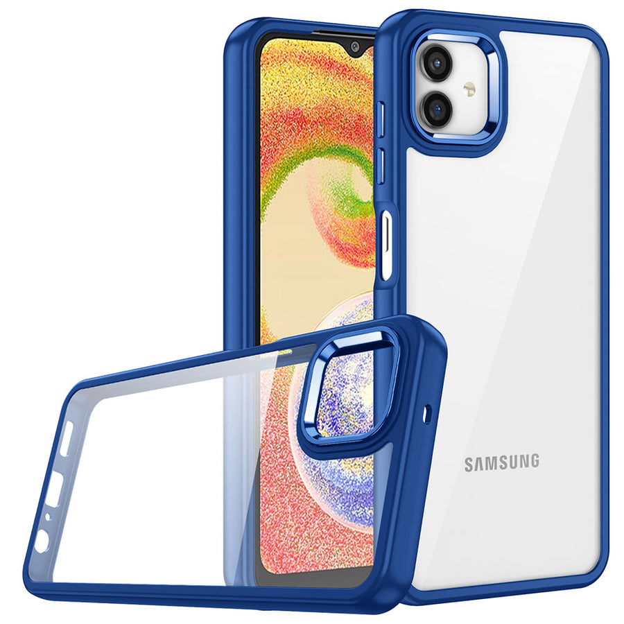 Galaxy A04 Kılıf Zore Flora Kılıf - Lacivert