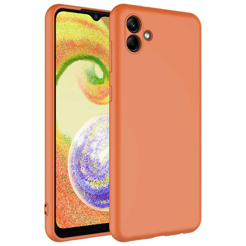 Galaxy A04 Kılıf Zore Mara Lansman Kılıf - Turuncu