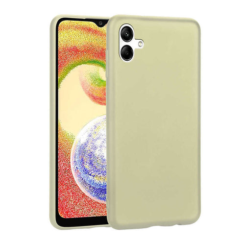 Galaxy A04 Kılıf Zore Premier Silikon Kılıf - Gold