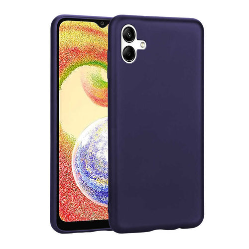 Galaxy A04 Kılıf Zore Premier Silikon Kılıf - Lacivert