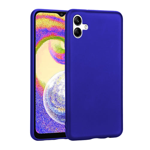 Galaxy A04 Kılıf Zore Premier Silikon Kılıf - Saks Mavi