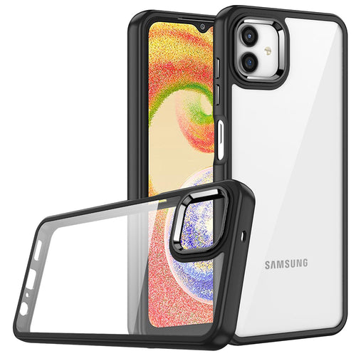 Galaxy A04E Kılıf Zore Flora Kılıf - Siyah