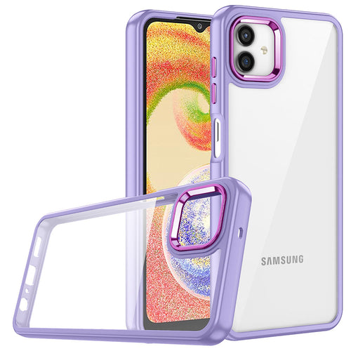 Galaxy A04E Kılıf Zore Flora Kılıf - Lila