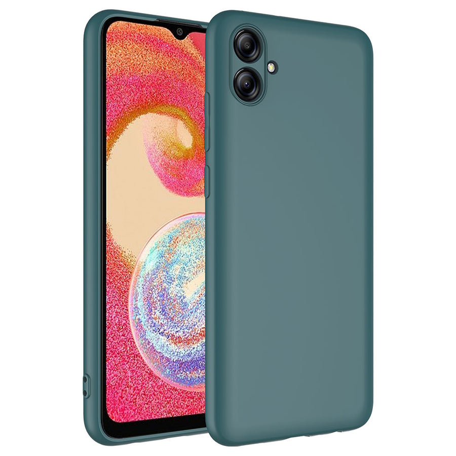 Galaxy A04E Kılıf Zore Mara Lansman Kılıf - Koyu Yeşil