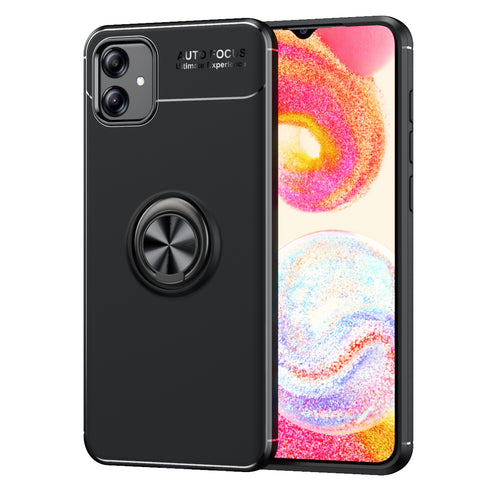 Galaxy A04E Kılıf Zore Ravel Silikon Kılıf - Siyah