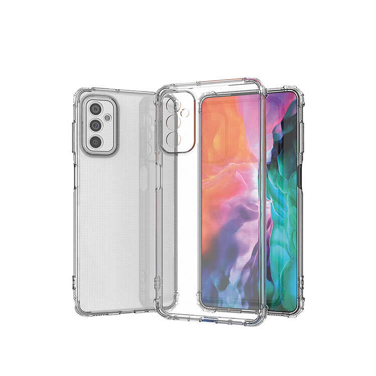 Galaxy A04S Kılıf Zore 2mm Anti Shock Silikon - Renksiz