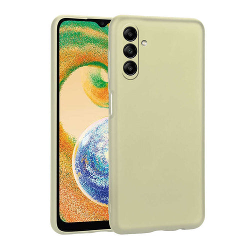 Galaxy A04S Kılıf Zore Premier Silikon Kılıf - Gold