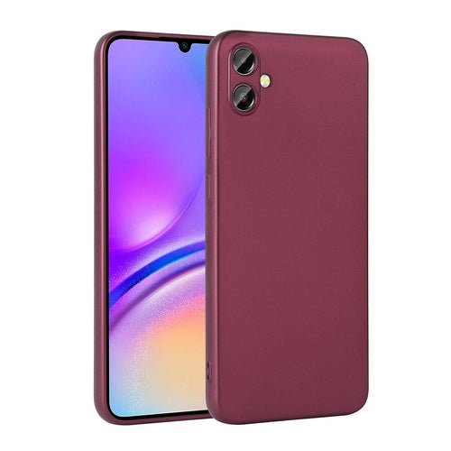 Galaxy A05 Kılıf Zore Premier Silikon Kılıf - Mürdüm