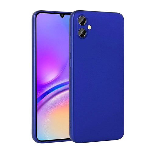 Galaxy A05 Kılıf Zore Premier Silikon Kılıf - Saks Mavi