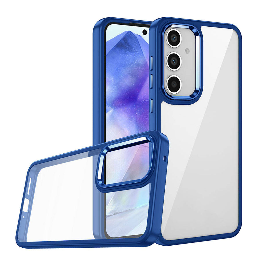 Galaxy A05S Kılıf Zore Flora Kılıf - Mavi