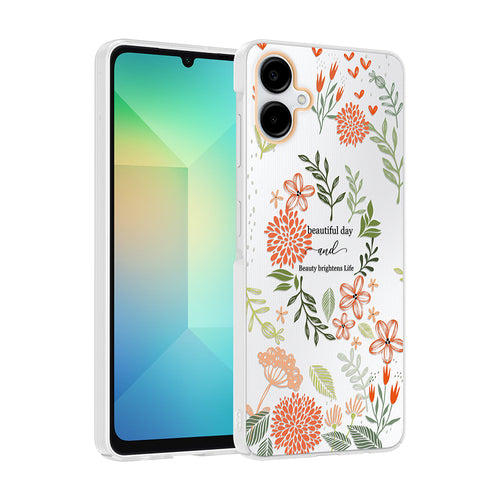 Galaxy A06 Kılıf Kamera Korumalı Desenli Zore Klip Kılıf - Beautiful