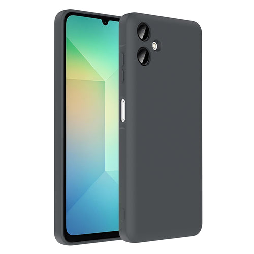 Galaxy A06 Kılıf Kamera Korumalı Kartlık Hazneli Zore Vitra Kılıf - Gri