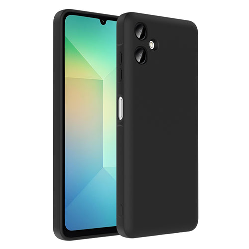 Galaxy A06 Kılıf Kamera Korumalı Kartlık Hazneli Zore Vitra Kılıf - Siyah
