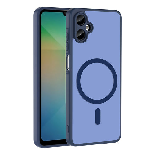 Galaxy A06 Kılıf M-safe Şarj Özellikli Zore Babet Kılıf - Lacivert
