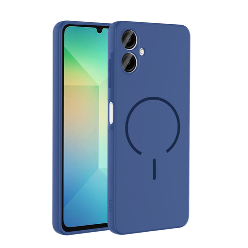 Galaxy A06 Kılıf M-safe Şarj Özellikli Zore Meta Kılıf - Lacivert