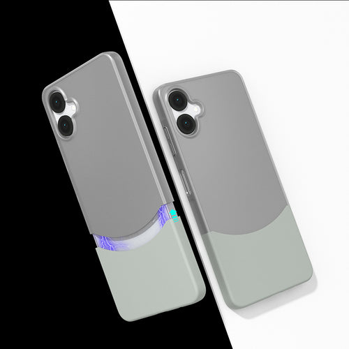Galaxy A06 Kılıf Mıknatıslı Zore Duble Kılıf - Gri