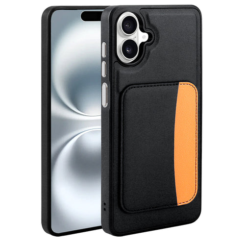 Galaxy A07 Kılıf Kartlıklı Zore X-Kart Silikon Kılıf - Siyah
