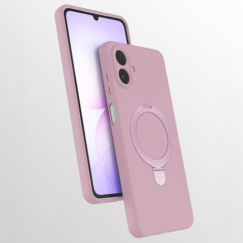 Galaxy A07 Kılıf M-safe Şarj Özellikli Standlı Zore Samara Kılıf - Pembe