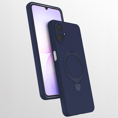 Galaxy A07 Kılıf M-safe Şarj Özellikli Standlı Zore Samara Kılıf - Lacivert