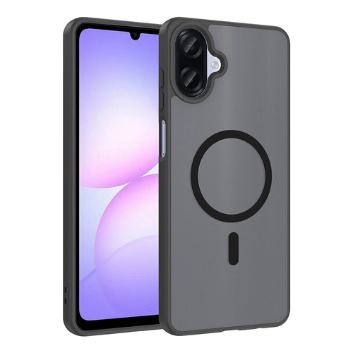 Galaxy A07 Kılıf M-safe Şarj Özellikli Zore Babet Kılıf - Siyah